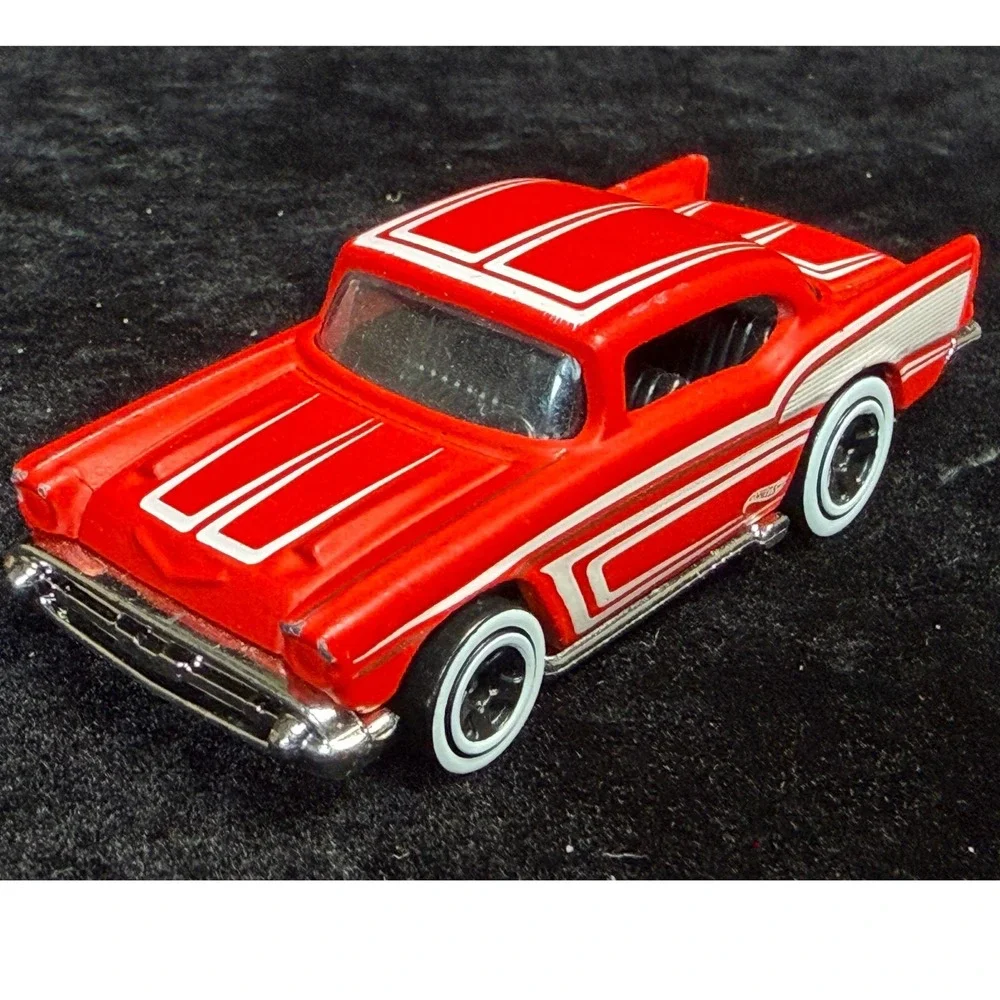 Hot Wheels-Chevy Nomad, 57 Chevy Bel Air Red Flame & Pinstripe, Diecast Lot of 3
